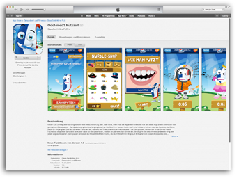 Laden Sie unsere Zahnputz-App herunter Laden Sie unsere Zahnputz-App herunter